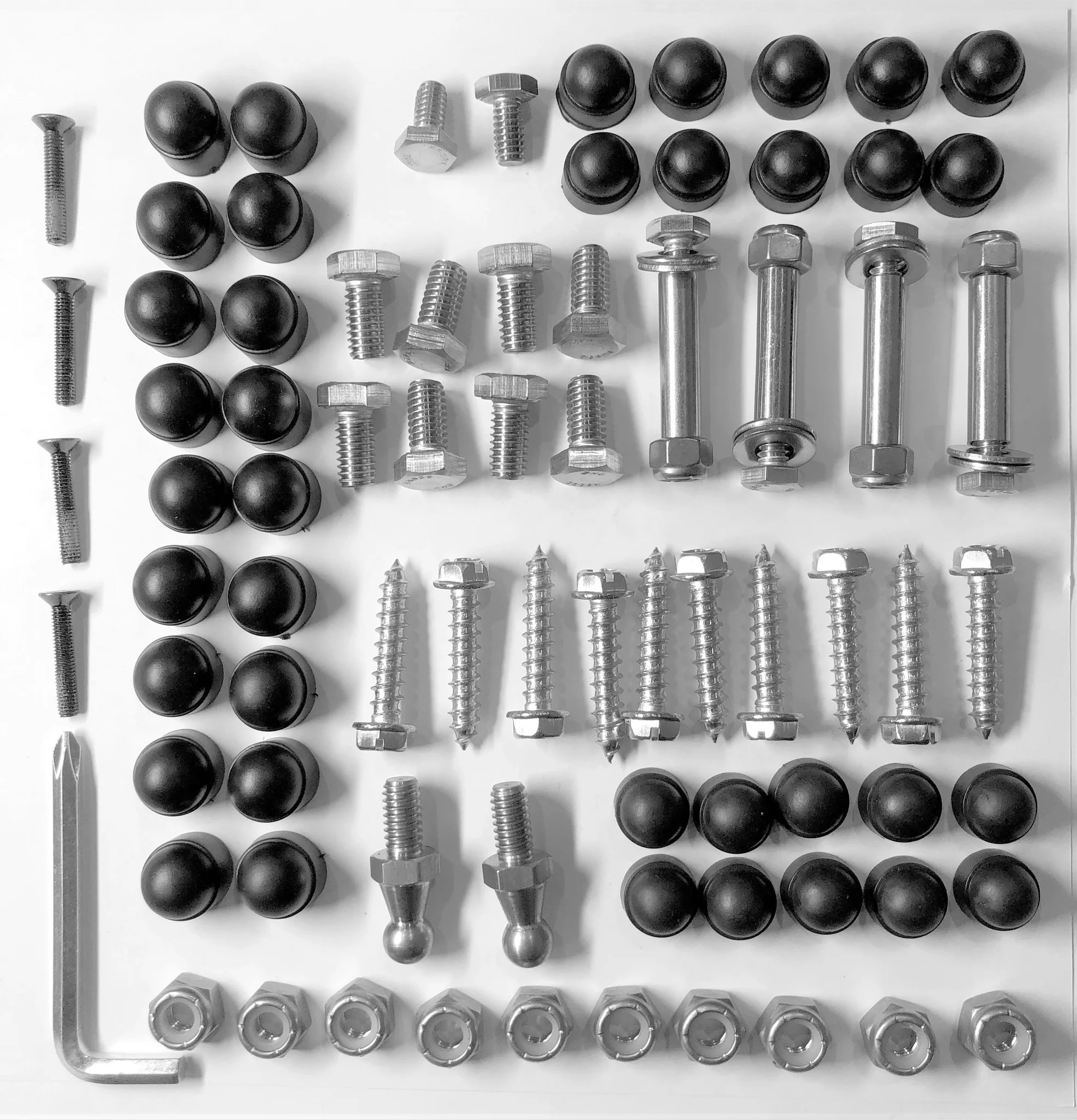 Valet Header Cover Valet Hardware Pack - hottubchemicals