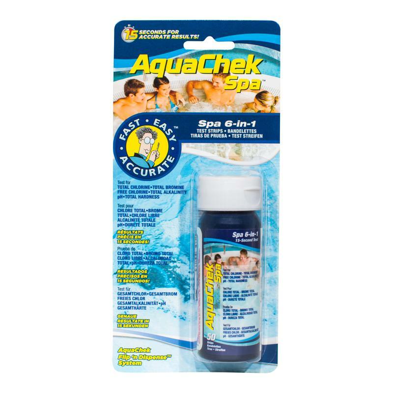 AquaChek 6 in 1 Test Strips - hottubchemicals