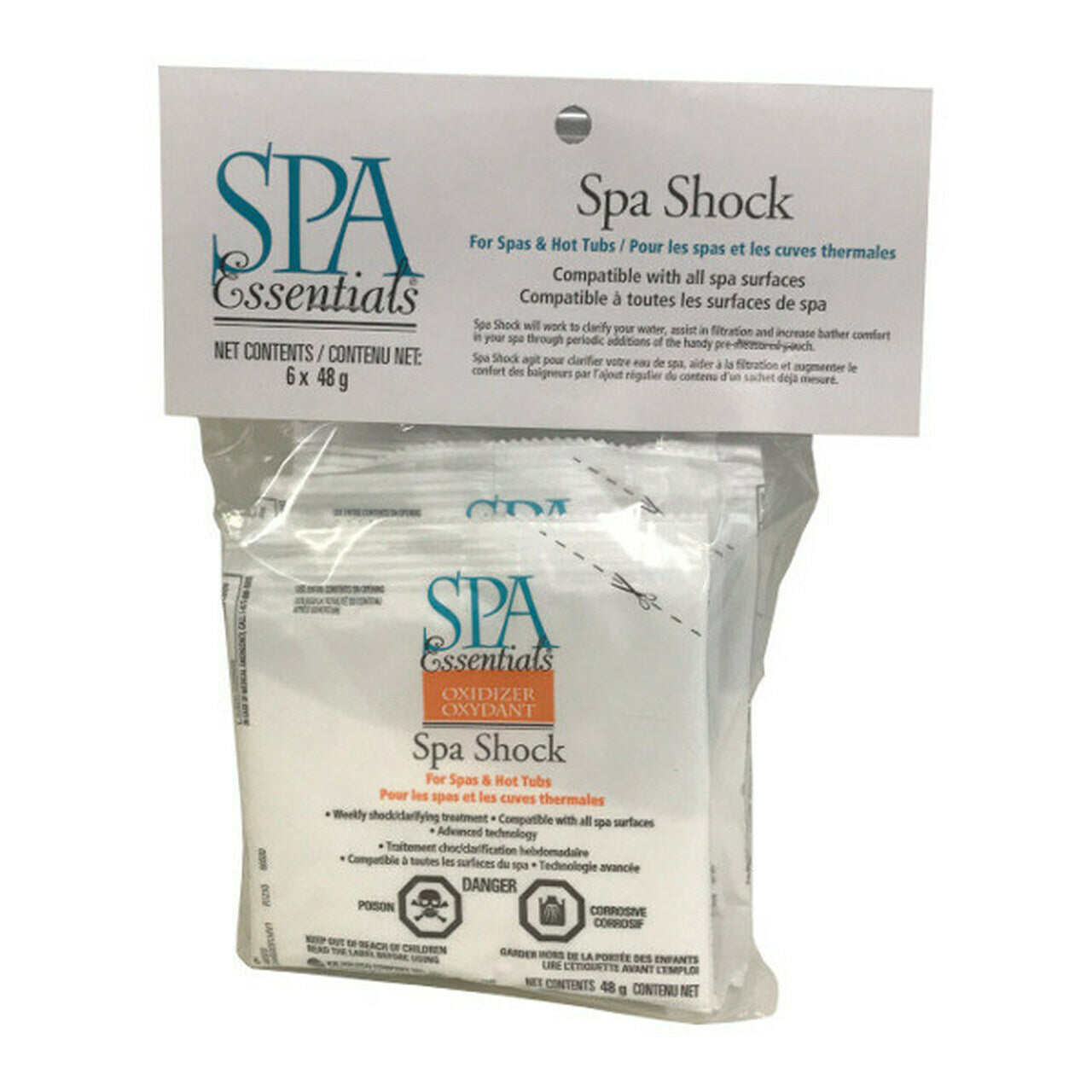  Spa Essentials 22844000 Hot Tub Shock and Oxidizer Sanitizer &  Cleaner, 7 Pounds : Patio, Lawn & Garden